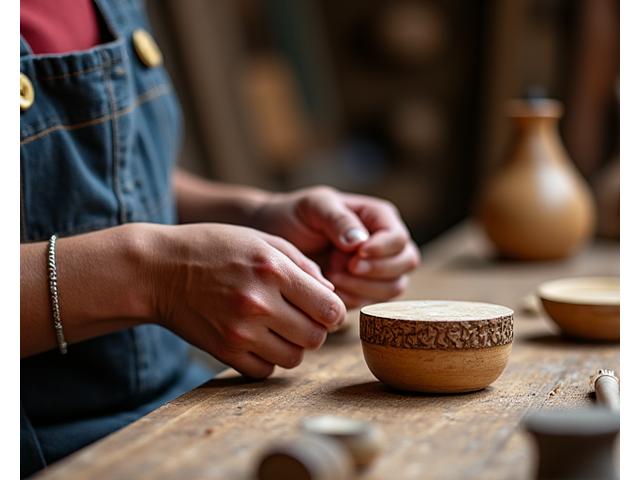Atelier d'artisan local