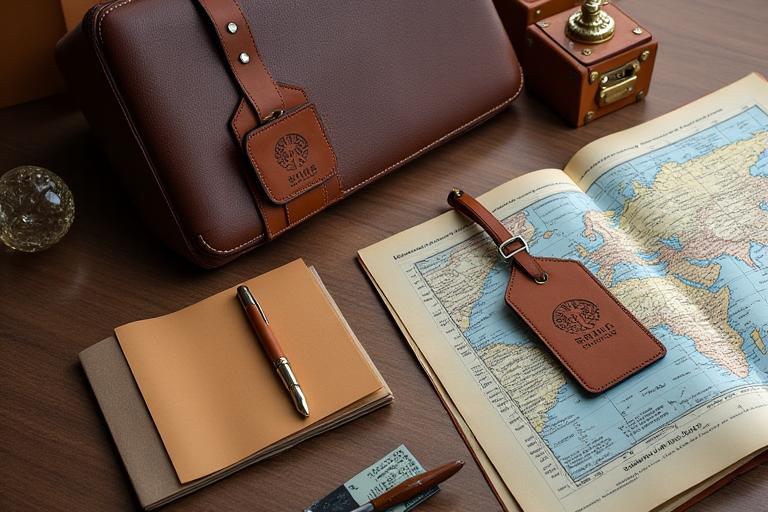 Accessoires de voyage personnalisés de luxe
