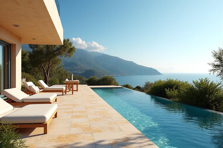 Terrasse de villa privée